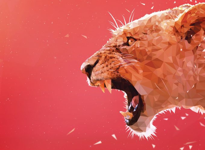 Wallpaper lion, art, 5k, Animals 9391719126